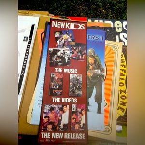 NEW KIDS ON THE BLOCK Promo Poster Vintage